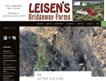 Tablet Screenshot of leisensbridgewayfarms.com